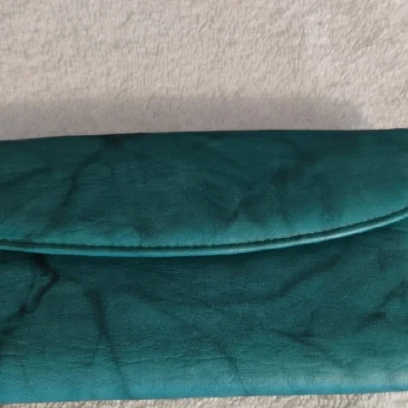 Pretty Teal and Tan Tote Bag - Picture 7 of 10